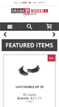 Mobile Screenshot of model21eyelashes.com