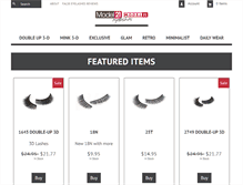 Tablet Screenshot of model21eyelashes.com